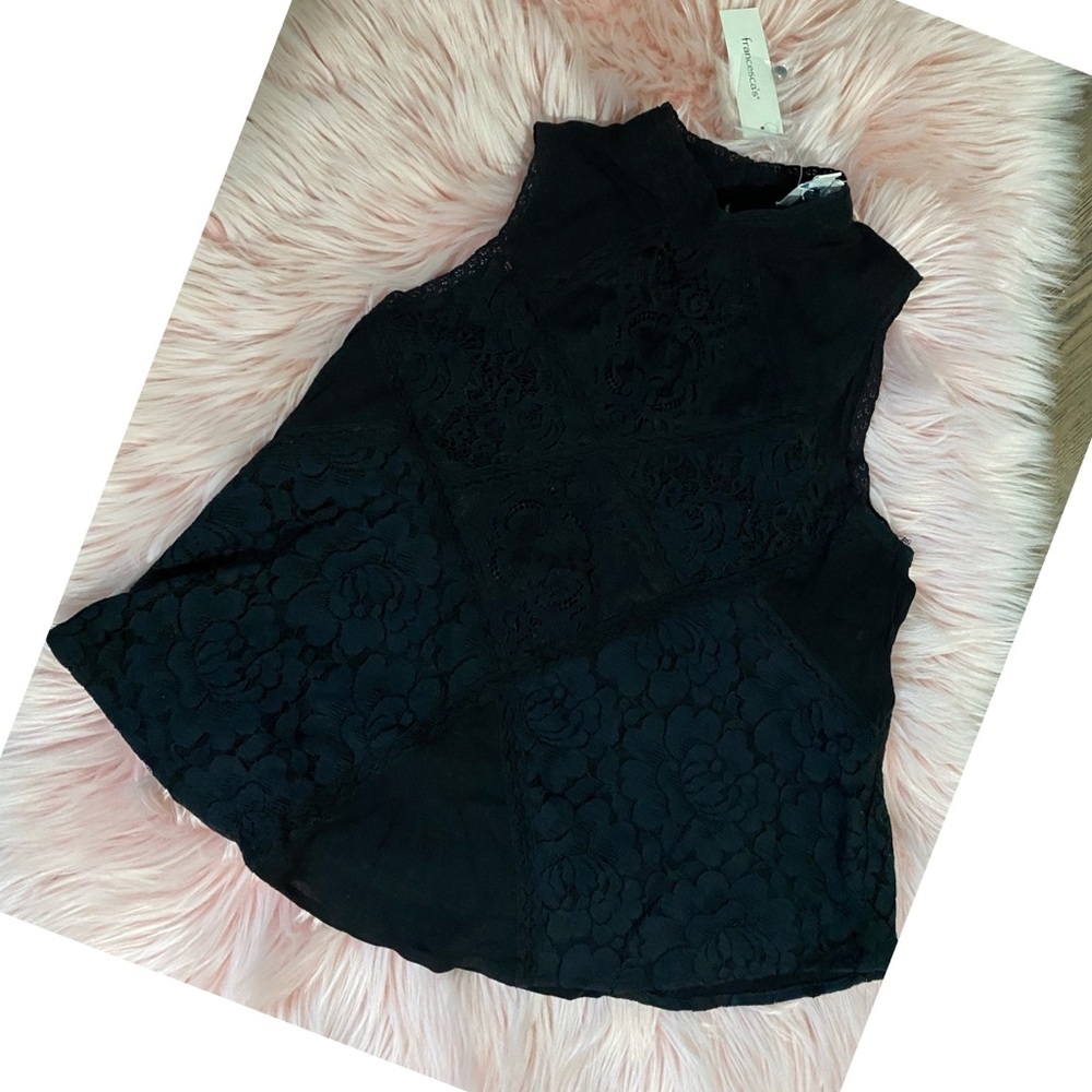 NWT Francesca’s Brella Crochet Tank Top